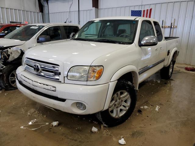5TBBT44105S459679 - 2005 TOYOTA TUNDRA ACCESS CAB SR5 WHITE photo 1