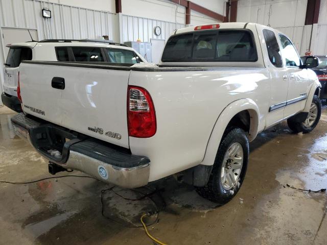 5TBBT44105S459679 - 2005 TOYOTA TUNDRA ACCESS CAB SR5 WHITE photo 3