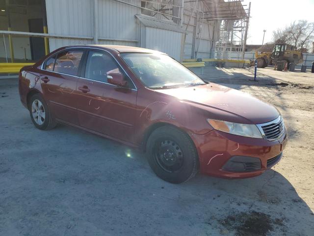 KNAGE228295365551 - 2009 KIA OPTIMA LX BURGUNDY photo 4