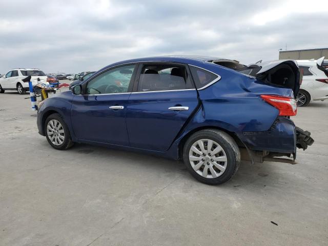 3N1AB7AP5KY281095 - 2019 NISSAN SENTRA S BLUE photo 2