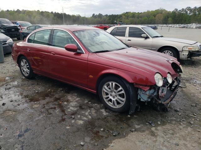 SAJEA01U84HN02705 - 2004 JAGUAR S-TYPE 4.2 MAROON photo 4