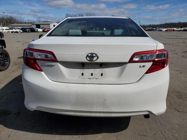 4T1BF1FK6CU508326 - 2012 TOYOTA CAMRY BASE WHITE photo 6