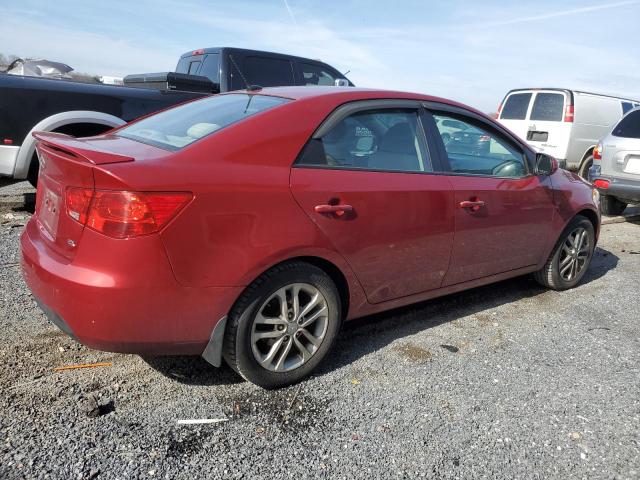 KNAFU4A24C5495491 - 2012 KIA FORTE EX RED photo 3