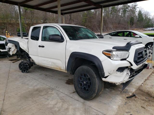 3TYSZ5AN2MT043896 - 2021 TOYOTA TACOMA ACCESS CAB WHITE photo 4