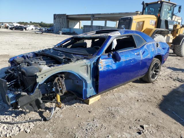 2C3CDZFJ5MH604784 - 2021 DODGE CHALLENGER R/T SCAT PACK BLUE photo 1