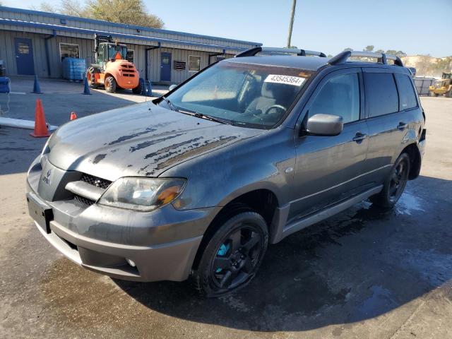 JA4LZ41G43U046783 - 2003 MITSUBISHI OUTLANDER XLS CHARCOAL photo 1