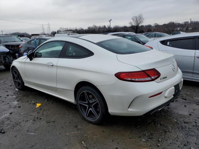 WDDWJ4KB2HF593338 - 2017 MERCEDES-BENZ C 300 4MATIC WHITE photo 2