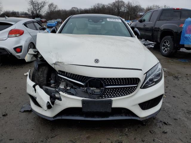WDDWJ4KB2HF593338 - 2017 MERCEDES-BENZ C 300 4MATIC WHITE photo 5