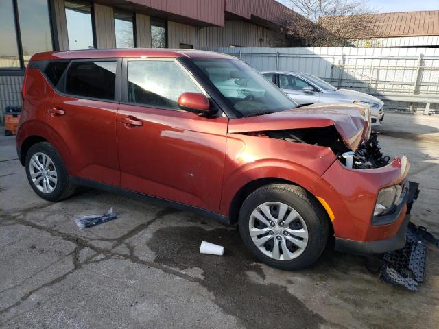 KNDJ23AU9M7741830 - 2021 KIA SOUL LX ORANGE photo 4