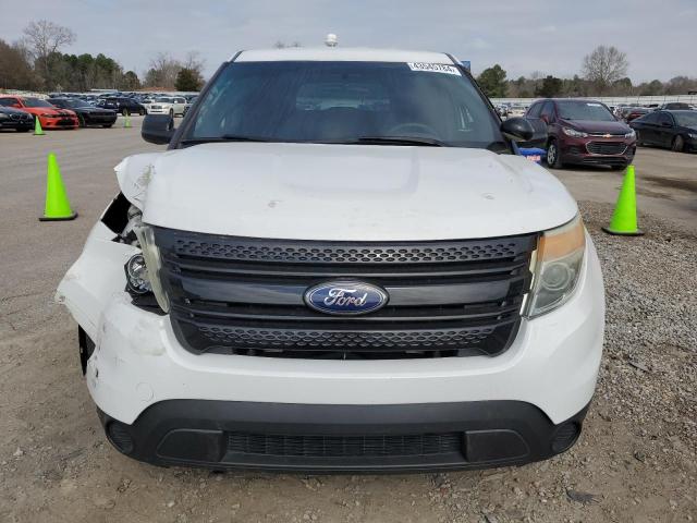 1FM5K8AR2FGA57792 - 2015 FORD EXPLORER POLICE INTERCEPTOR WHITE photo 5