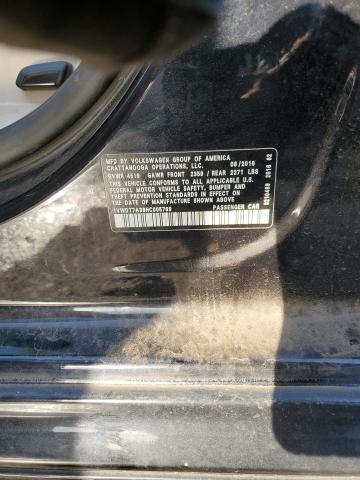 1VWDT7A38HC005769 - 2017 VOLKSWAGEN PASSAT R-LINE Schwarz Foto 12