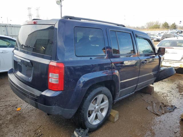 1C4NJPBB9ED797097 - 2014 JEEP PATRIOT SPORT BLUE photo 3