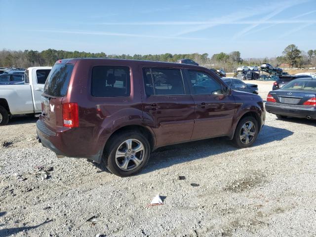 5FNYF3H4XDB002372 - 2013 HONDA PILOT EX BROWN photo 3