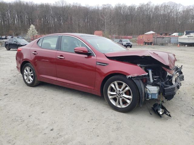 KNAGN4A74B5174417 - 2011 KIA OPTIMA EX RED photo 4