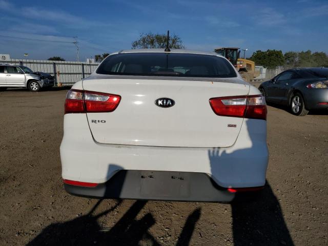 KNADM4A33H6038267 - 2017 KIA RIO LX WHITE photo 6