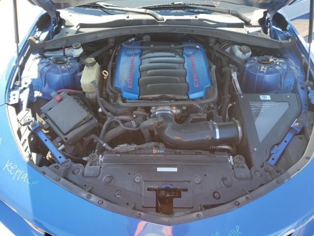 1G1FE1R73G0139821 - 2016 CHEVROLET CAMARO SS BLUE photo 11