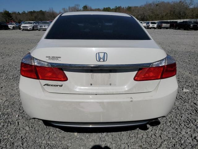 1HGCR2F3XEA078496 - 2014 HONDA ACCORD LX WHITE photo 6