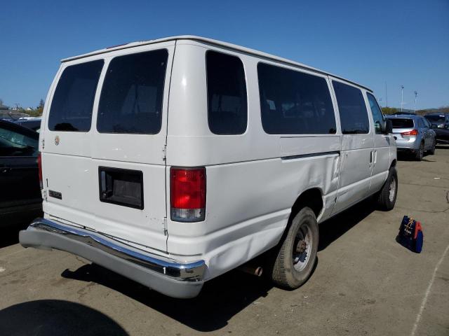 1FBSS31L81HA70639 - 2001 FORD ECONOLINE E350 SUPER DUTY WAGON WHITE photo 3