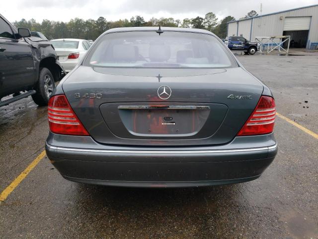 WDBNG83J66A470071 - 2006 MERCEDES-BENZ S 430 4MATIC GRAY photo 6