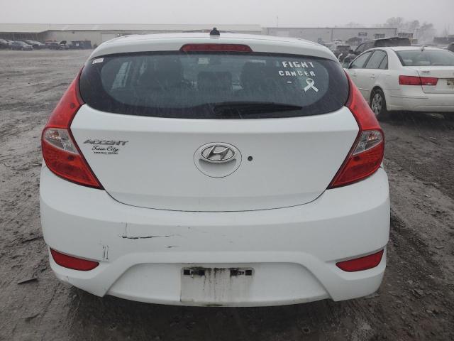 KMHCT5AE3GU255722 - 2016 HYUNDAI ACCENT SE WHITE photo 6