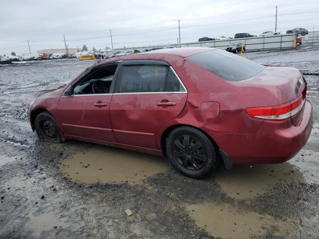 1HGCM56734A052114 - 2004 HONDA ACCORD EX MAROON photo 2