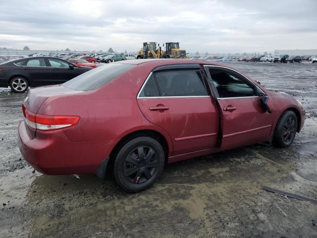 1HGCM56734A052114 - 2004 HONDA ACCORD EX MAROON photo 3