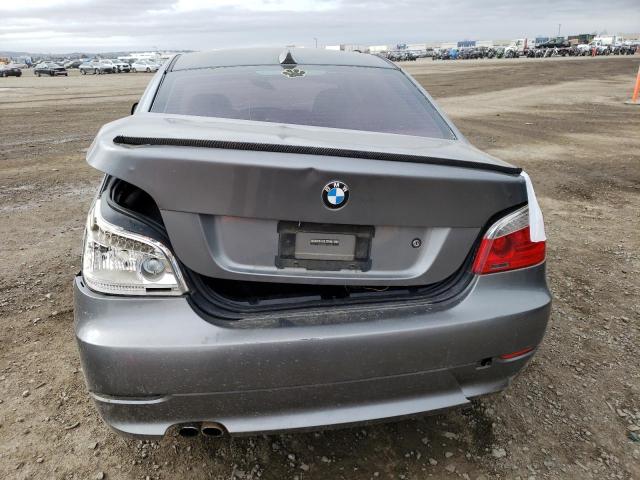 WBANU535X8CT14289 - 2008 BMW 528 I GRAY photo 6