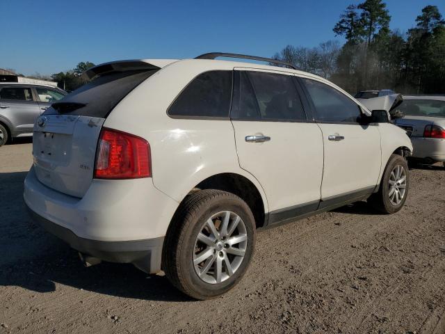 2FMDK3JC3BBB64913 - 2011 FORD EDGE SEL WHITE photo 3