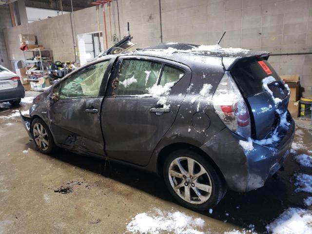 JTDKDTB33E1066808 - 2014 TOYOTA PRIUS C GRAY photo 2