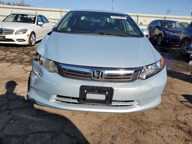 19XFB2F51CE367326 - 2012 HONDA CIVIC LX BLUE photo 5