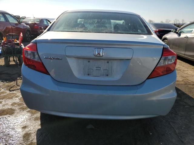 19XFB2F51CE367326 - 2012 HONDA CIVIC LX BLUE photo 6