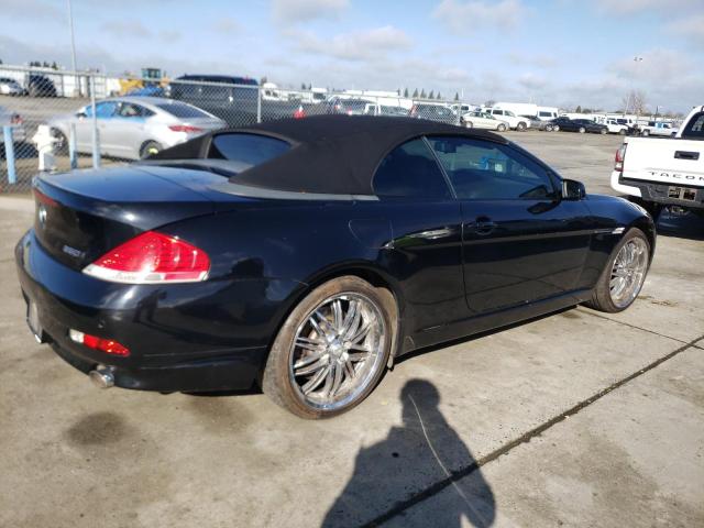 WBAEK13476CN78265 - 2006 BMW 650 I BLACK photo 3