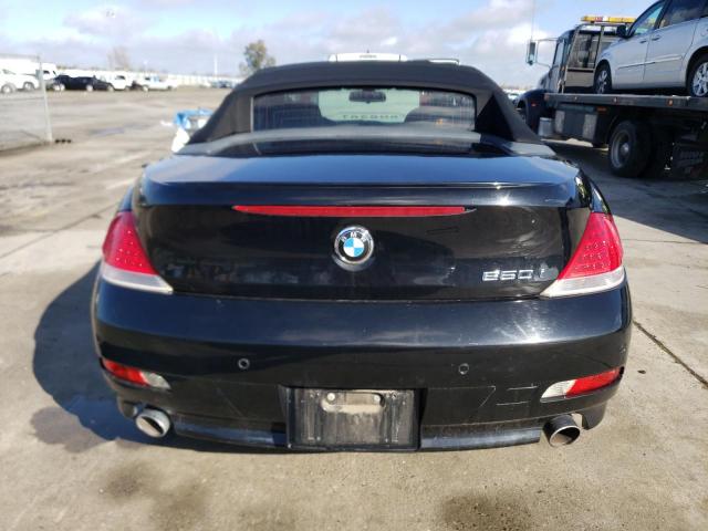 WBAEK13476CN78265 - 2006 BMW 650 I BLACK photo 6