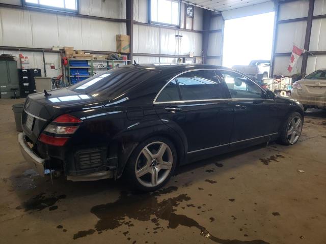 WDDNG71X47A023846 - 2007 MERCEDES-BENZ S 550 BLACK photo 3