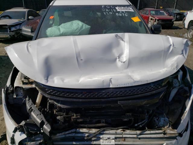 1FM5K8AR2EGA18876 - 2014 FORD EXPLORER POLICE INTERCEPTOR თეთრი ფოტო 12