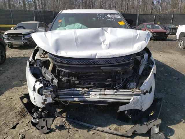 1FM5K8AR2EGA18876 - 2014 FORD EXPLORER POLICE INTERCEPTOR თეთრი ფოტო 5