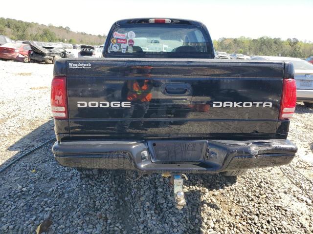 1D7HG38N14S660371 - 2004 DODGE DAKOTA QUAD SPORT BLACK photo 6