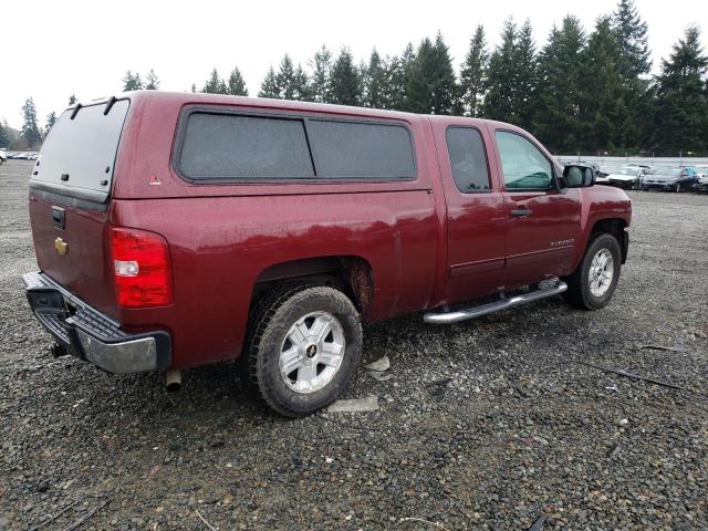 1GCRKSE78DZ323765 - 2013 CHEVROLET SILVERADO K1500 LT RED photo 3