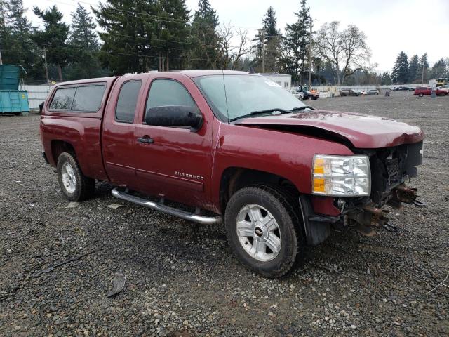 1GCRKSE78DZ323765 - 2013 CHEVROLET SILVERADO K1500 LT RED photo 4