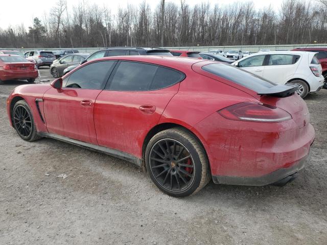 WP0AF2A71EL083602 - 2014 PORSCHE PANAMERA GTS RED photo 2