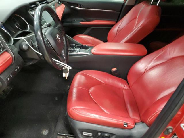 4T1B11HK6KU206593 - 2019 TOYOTA CAMRY L RED photo 7