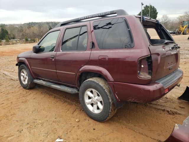 JN8DR09XX4W800934 - 2004 NISSAN PATHFINDER LE ბურგუნდია ფოტო 2