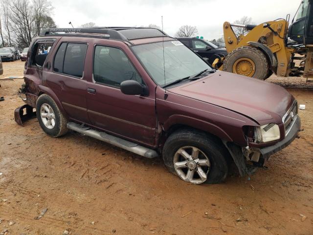 JN8DR09XX4W800934 - 2004 NISSAN PATHFINDER LE BURGUNDY photo 4