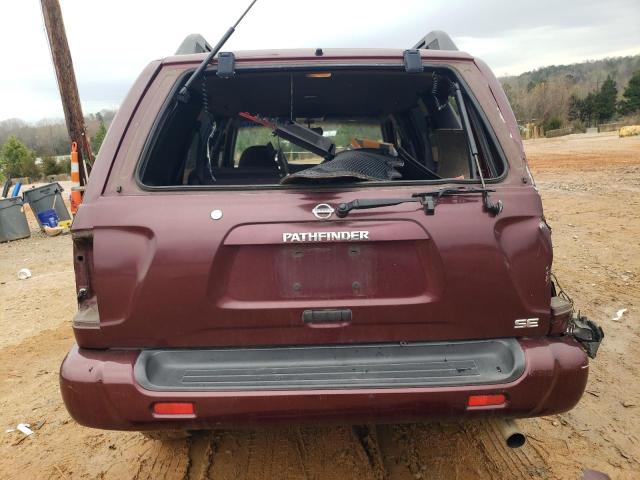 JN8DR09XX4W800934 - 2004 NISSAN PATHFINDER LE ბურგუნდია ფოტო 6