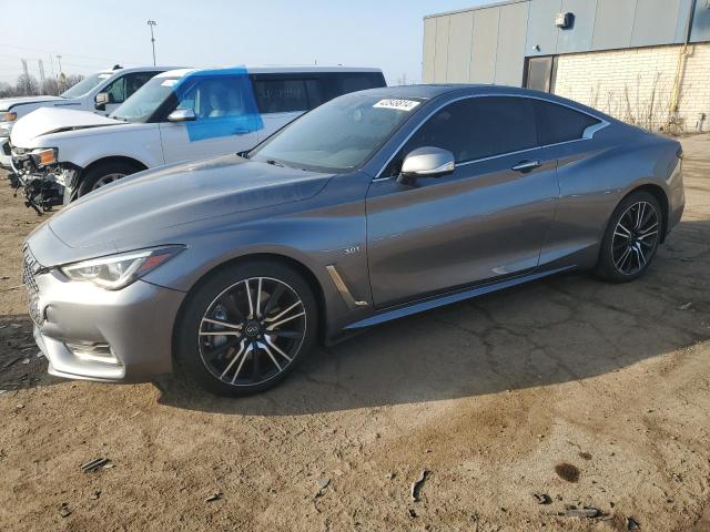 JN1EV7EL1JM390266 - 2018 INFINITI Q60 LUXE 300 GRAY photo 1