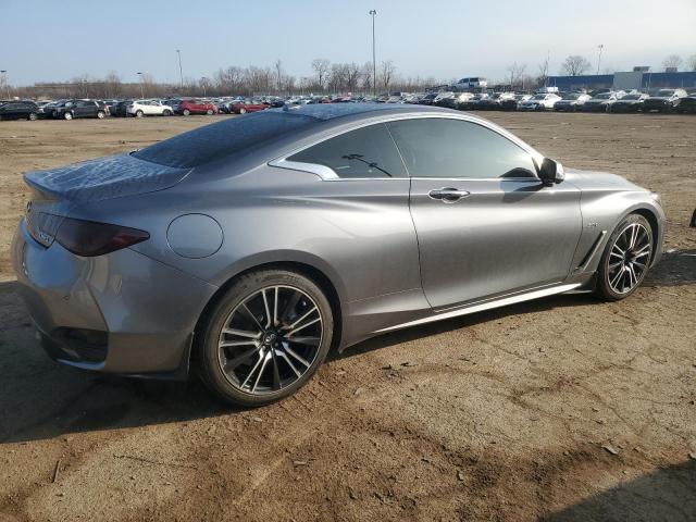 JN1EV7EL1JM390266 - 2018 INFINITI Q60 LUXE 300 GRAY photo 3