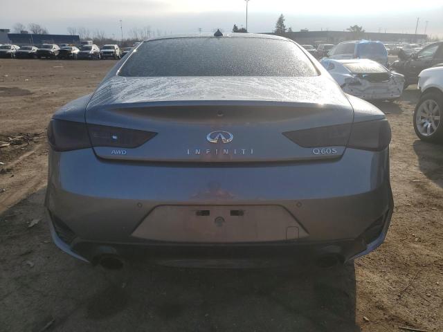 JN1EV7EL1JM390266 - 2018 INFINITI Q60 LUXE 300 GRAY photo 6