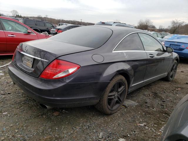 WDDEJ71X57A001145 - 2007 MERCEDES-BENZ CL 550 PURPLE photo 3