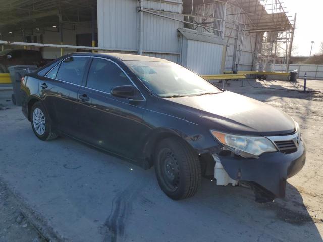 4T4BF1FKXDR313191 - 2013 TOYOTA CAMRY L BLACK photo 4