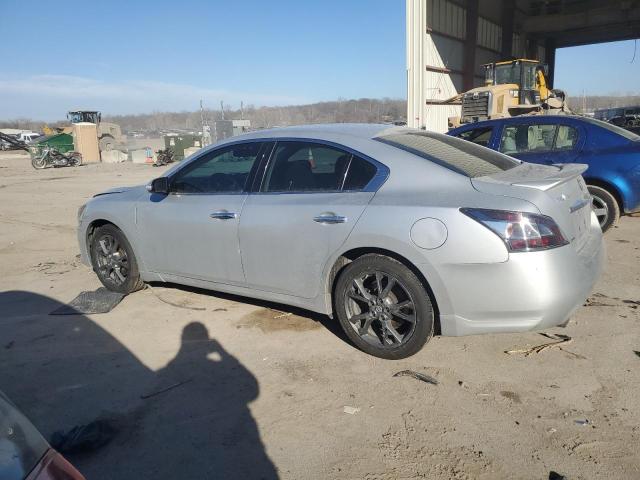 1N4AA5AP2EC907371 - 2014 NISSAN MAXIMA S SILVER photo 2